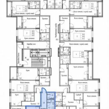 Продается 1-комнатная квартира, 43,1 м²