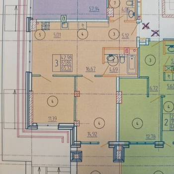 Продается 3-х комнатная квартира, 75 м²