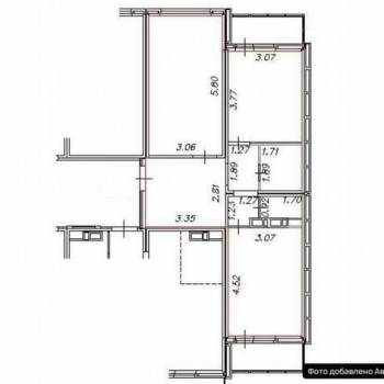Продается 2-х комнатная квартира, 65 м²