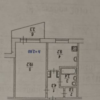 Продается 1-комнатная квартира, 37,1 м²
