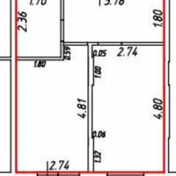 Продается 1-комнатная квартира, 38 м²