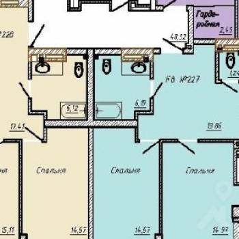 Продается 3-х комнатная квартира, 91,5 м²