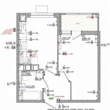Продается 1-комнатная квартира, 34 м²