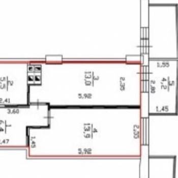 Сдается 1-комнатная квартира, 38 м²