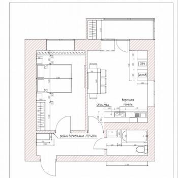 Сдается 1-комнатная квартира, 39 м²