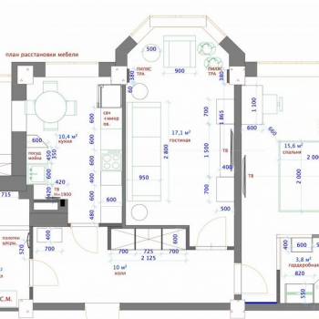 Продается 2-х комнатная квартира, 65,9 м²