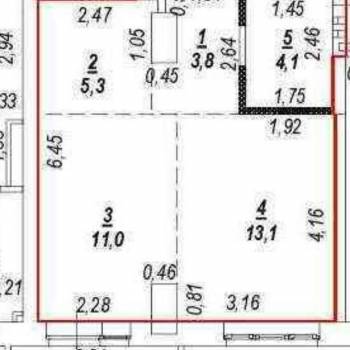 Продается 2-х комнатная квартира, 40 м²