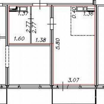 Продается 1-комнатная квартира, 30 м²