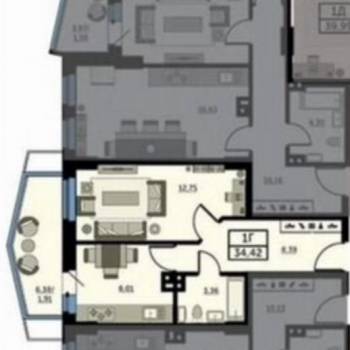Продается 1-комнатная квартира, 36 м²