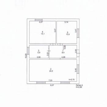 Продается Дом, 65 м²