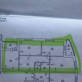Продается 3-х комнатная квартира, 80 м²