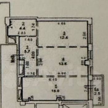 Продается 2-х комнатная квартира, 52 м²