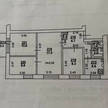 Продается Многокомнатная квартира, 61 м²