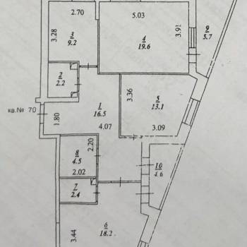 Продается 3-х комнатная квартира, 96 м²
