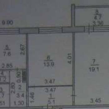 Продается 2-х комнатная квартира, 57,6 м²