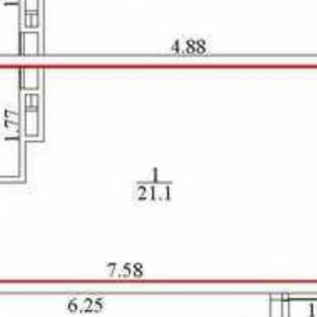 Продается 1-комнатная квартира, 27 м²