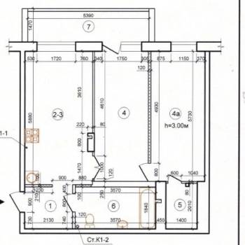 Сдается Многокомнатная квартира, 64 м²