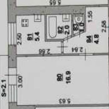 Продается 1-комнатная квартира, 31 м²
