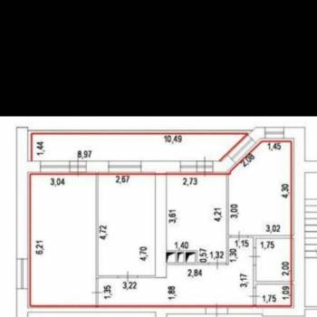 Продается 3-х комнатная квартира, 72,8 м²
