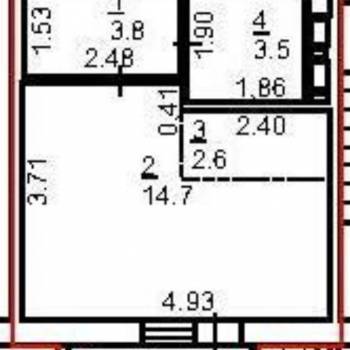 Продается 1-комнатная квартира, 28 м²