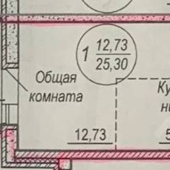 Сдается 1-комнатная квартира, 24,2 м²