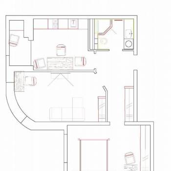Сдается 2-х комнатная квартира, 55 м²