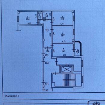 Продается 3-х комнатная квартира, 84 м²