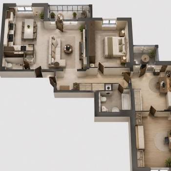 Продается Многокомнатная квартира, 95,5 м²