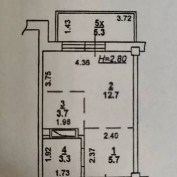Продается 1-комнатная квартира, 30 м²
