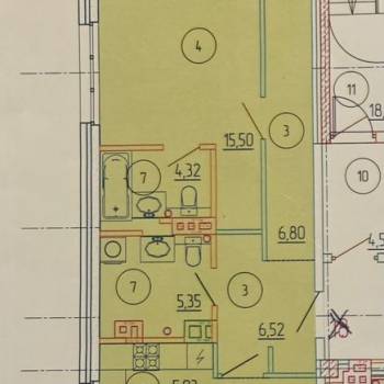 Продается 3-х комнатная квартира, 75,6 м²