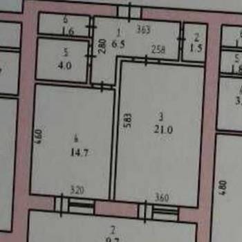 Продается 2-х комнатная квартира, 50 м²