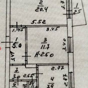Продается 2-х комнатная квартира, 51,3 м²