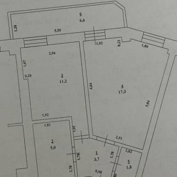 Продается 1-комнатная квартира, 39 м²
