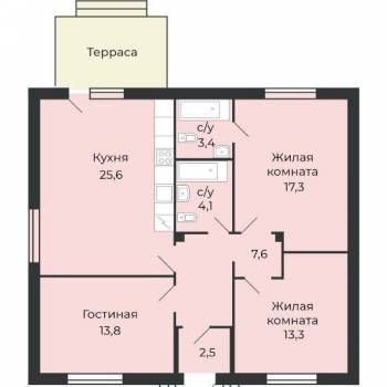 Продается Дом, 88 м²
