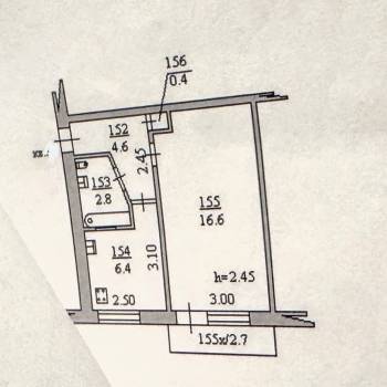 Продается 1-комнатная квартира, 30,8 м²
