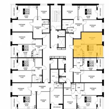 Сдается 1-комнатная квартира, 38,4 м²