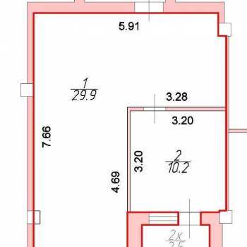 Продается 3-х комнатная квартира, 66 м²