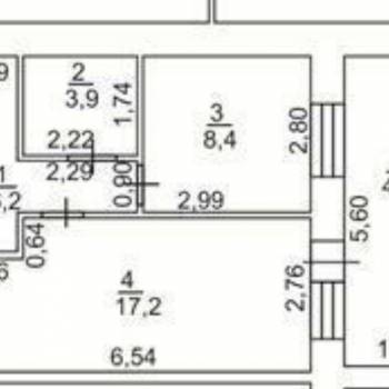 Продается 1-комнатная квартира, 42,1 м²