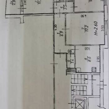 Продается 3-х комнатная квартира, 67 м²