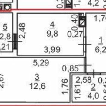 Продается 1-комнатная квартира, 33 м²