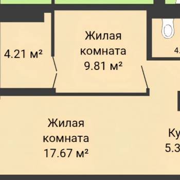 Продается 2-х комнатная квартира, 40,9 м²