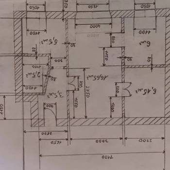 Продается 3-х комнатная квартира, 42 м²