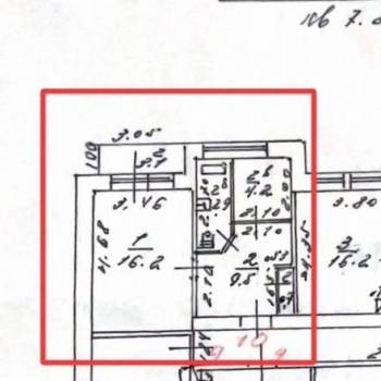 Продается 2-х комнатная квартира, 33,2 м²