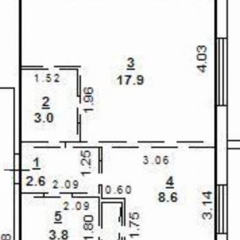 Продается 1-комнатная квартира, 36 м²