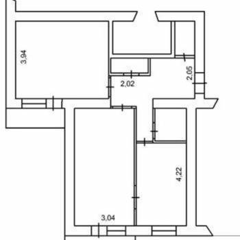 Продается 1-комнатная квартира, 68 м²