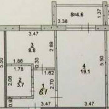Продается 1-комнатная квартира, 37,7 м²