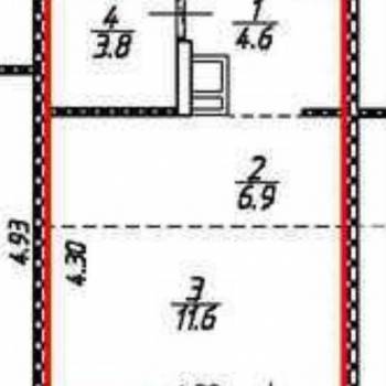 Продается 1-комнатная квартира, 30 м²