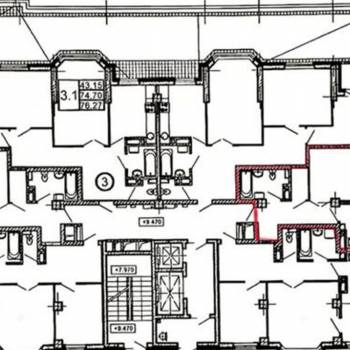 Продается 1-комнатная квартира, 44,9 м²