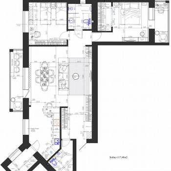 Продается 3-х комнатная квартира, 118 м²
