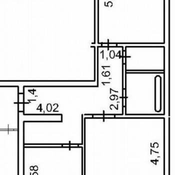 Продается 2-х комнатная квартира, 53 м²